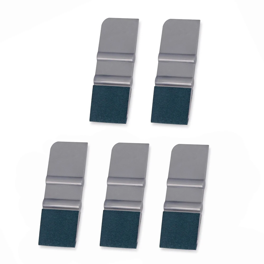 

EHDIS 5pcs Vinyl Wrap Squeegee Scraper Carbon Foil Film Wrapping Sticker Remover No Scratch Suede Felt Tool Window Tint Car Tool