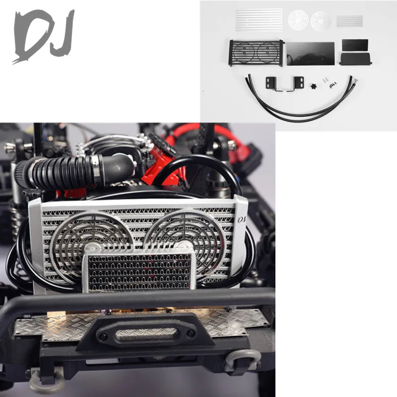 Двигатель DJ TRX4 V8 Corvette LS3 с имитацией RC охлаждающий резервуар для воды Wrangler JEEP