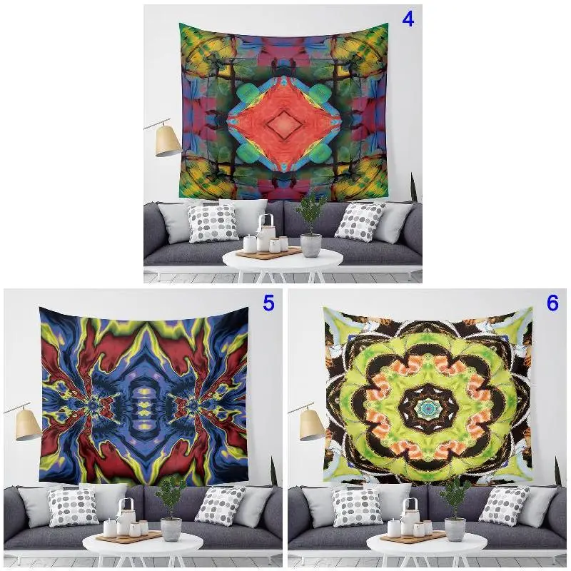 

Geometric Pattern Printed Tapestry Wall Hanging Decor Bohemian Wall Decor SLC88