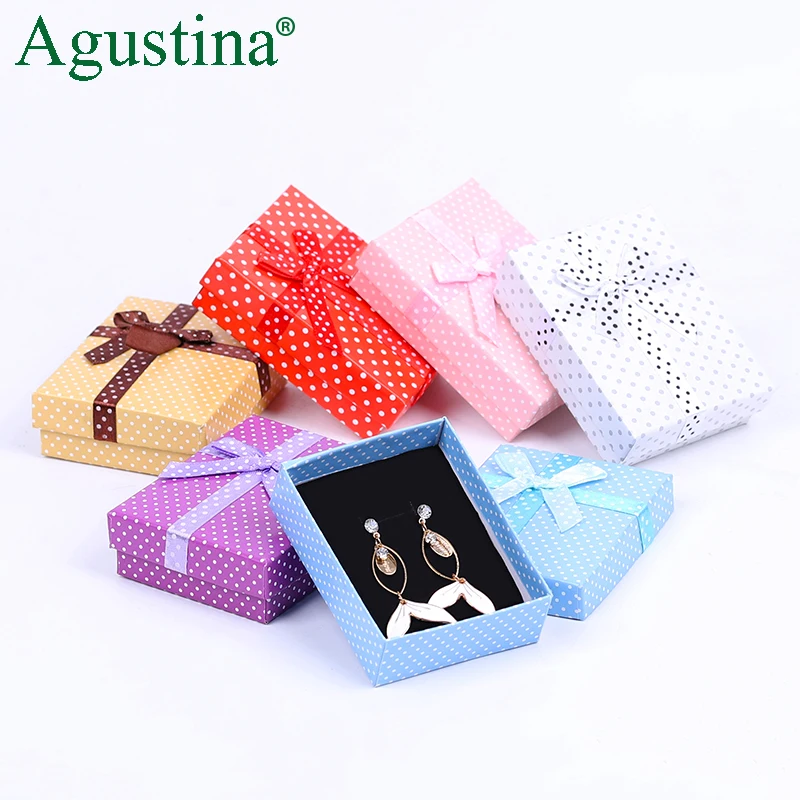 Коробка 2020 Новинка Лидер продаж обручальное кольцо серьги ожерелье бант