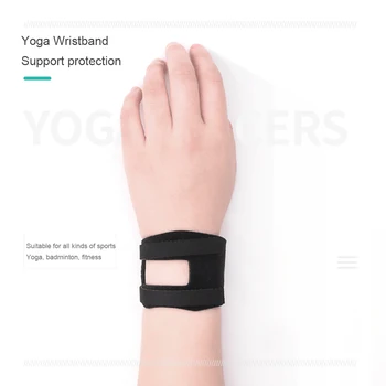 Yoga Sport Polsbeschermers Polsbandje Ademend Badminton Fitness Pols Wrap Vrouwen Yoga Gym Energie Kleine Decor
