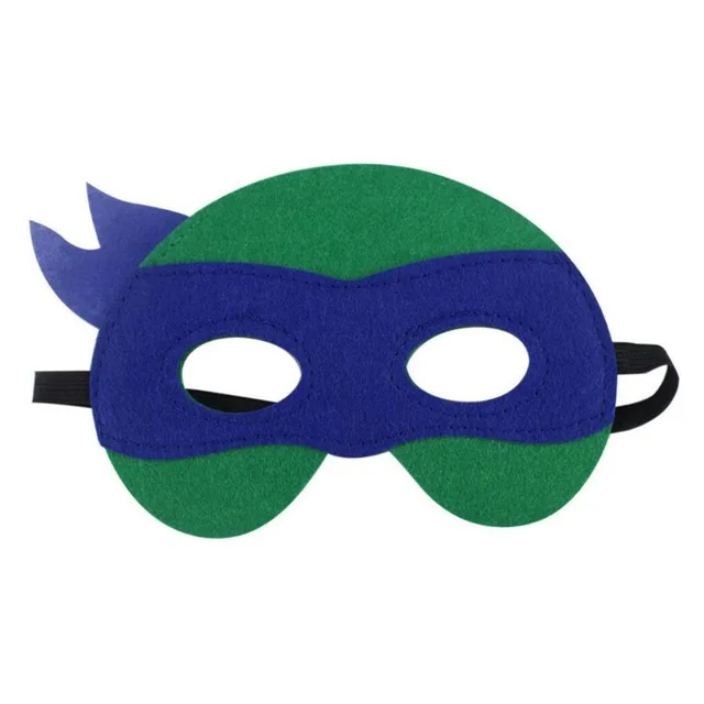 1pc Mask Blue 6 шт. Черепашки Ниндзя тематические праздничные товары для дня рождения шумители Детские вечерние украшения Черепашки Ниндзя - Цвет: 1pc Mask Blue