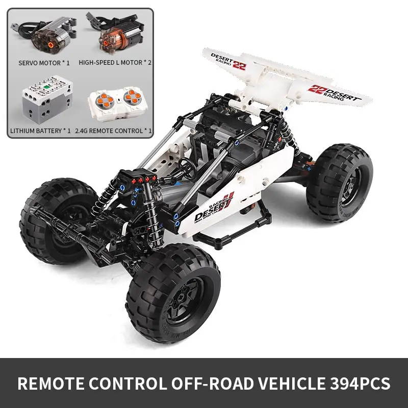 От ЕС ешина техники автомобиль модель совместима с MOC 1812 PF Багги 2 пустыня