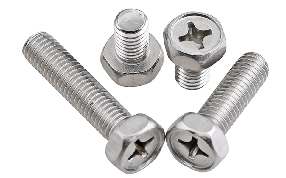 stainless steel external hexagon screw M5