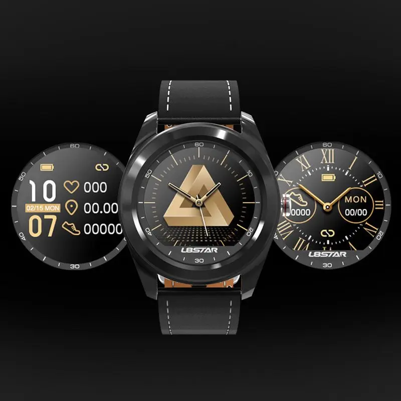  B6 Smart Fitness Watch Fashion ECG PPG Heart Rate Blood Pressure Sleep Exercise Health Tracker Buss - 4000077429648