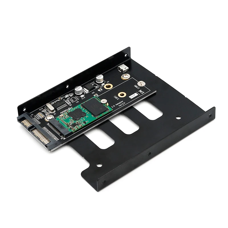 M.2 к USB SATA адаптер SATA-Bus NGFF M.2 ключ B к SATA 2,5 с USB 2,0 и 3,5 HDD кронштейн адаптер рейзер для 2230-2280 M2 SSD
