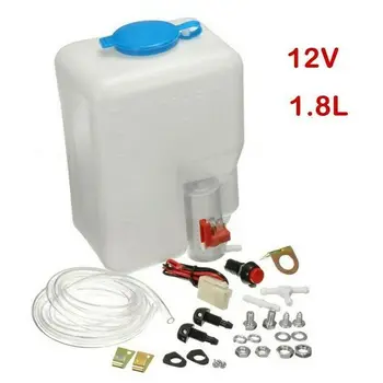 

18*13*10cm Universal Car Windshield Clean Kettle Plastic Wiper White High Quality Water Tank Bottle Kit