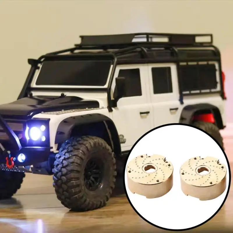 

2pcs Excellent Brass Traxxas Trx-4 Counterweight Block Balance Weight for RC Vehicle Parts Vehicles Rremote Control Toys