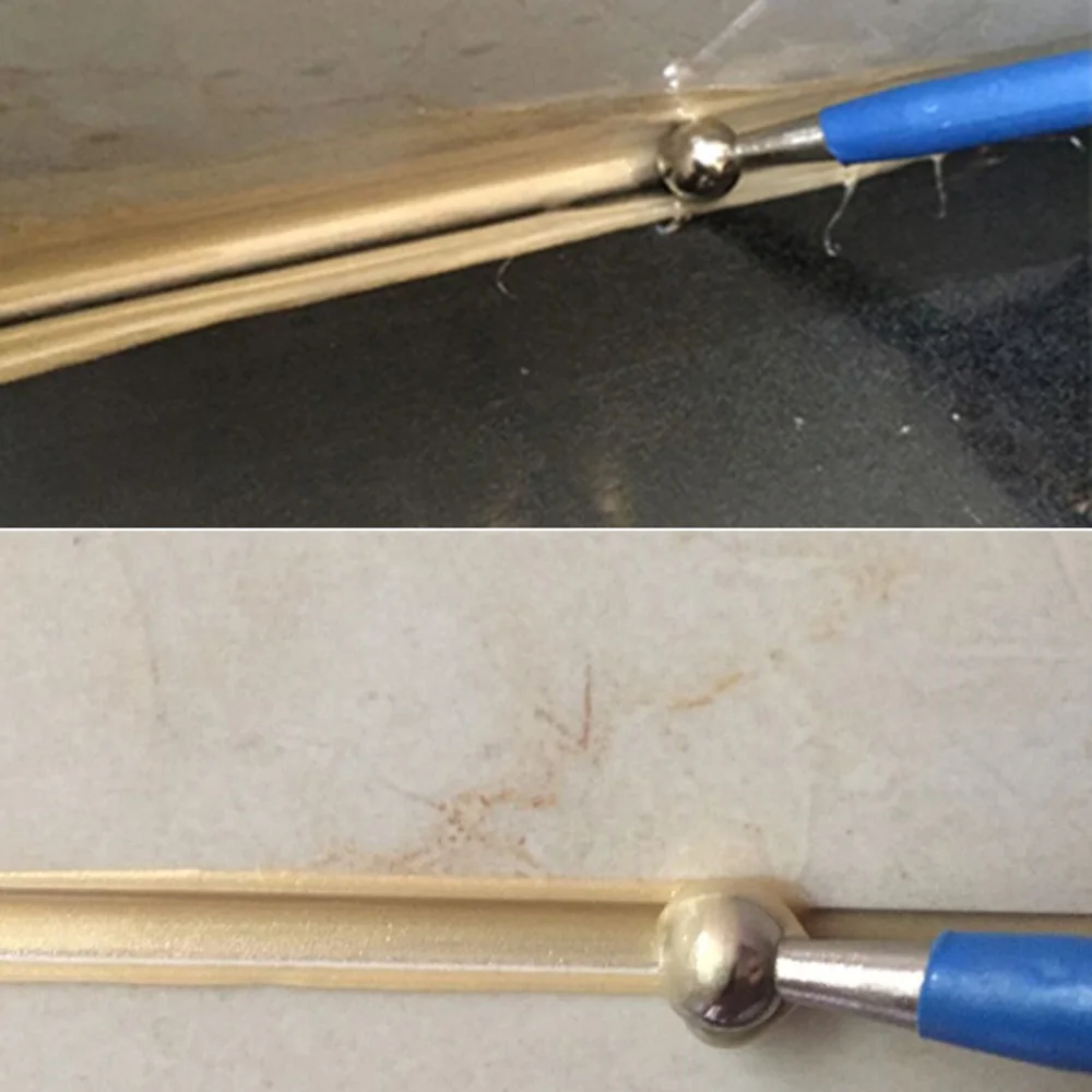 4 шт. двойной стальной прессованный шаровой плиточный затирки Инструменты для ремонта палки керамического пола затирки клей зазоры инструменты для выскабливания