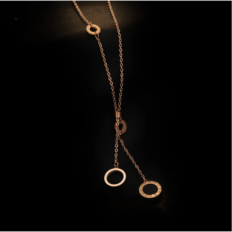 Jewelry Sets Jewelry Set Women Earrings Chain Necklace MEYRROYU Stainless Steel Punk Roman Numerals Fashion Jewelry Set For Women Bracelet Necklace Earrings Ring Trend Party Gift