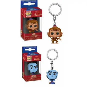 

Funko Pop Pocket Aladdin Keychain Abu Genie Action Figures Toys