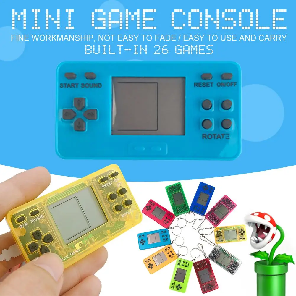 

Hand-held Game Console Mini Tetris Games Console Children's Birthday Gift Box Packing Boys Girls Horizontal Russian Game Console