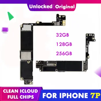 

For iPhone 7 Plus 5.5 inch Motherboard 7P Mainboard IOS 7plus Logic Board iCloud Unlock without Touch ID with full chips boards