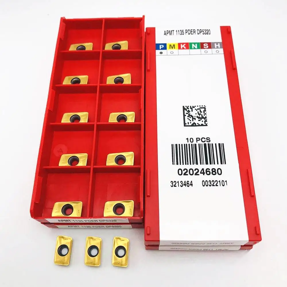 

RPMW1003MO APMT1135 PDER DP5320 High Quality Metal Carbide CNC Lathe APMT 1135 Parts Milling Insert RPMW Lathe Parts Tool APMT