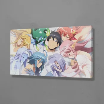 

Monster Musume Poster Wall Art Decoration prints Canvas for Dorm living room Home kids bedroom decor Painting