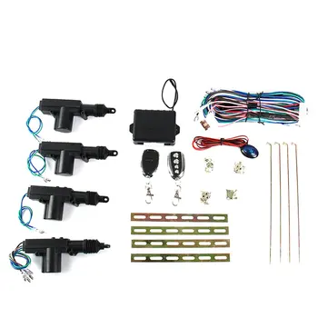

360 Degree Rotation Car Auto Central Lock Alarm Security Kit 4 Door Bracket Locking Power Keyless Entry System