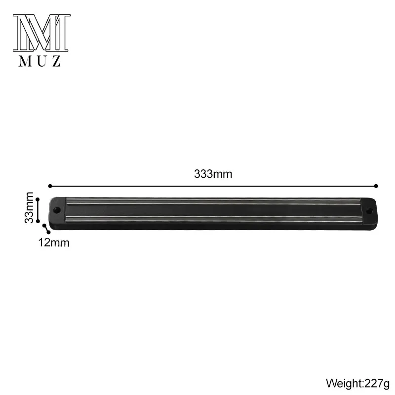13 inch Магнитный держатель для ножей 18 дюймов 45 см длина магнит настенное крепление стойка для ножей нержавеющая сталь 304 магнит для ножей блок кухонный нож инструмент - Цвет: 13 inch