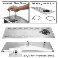 Cup Rinser Stainless Steel For Rinser Beer Milk Tea Cup Washer Cleaner Glass Rinser Hotel Bar Rinser Kitchen Sink Accessories
