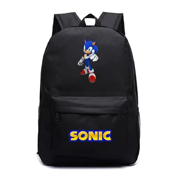 

Boys Girls teens Fashion Leisure Backpack Sonic The Hedgehog Printed Universal Schoolbag Travel Bag Laptop Bags