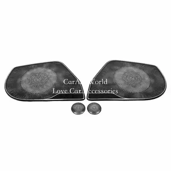 

Stainless Interior Door Speaker Stereo Audio Ring Cover Sound Frame Decoration Trim For Honda Civic 10th 2016-2019 Car Accessory