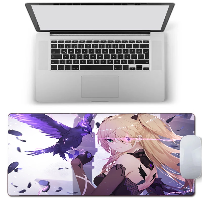 Genshin Impact Mouse Pad Anime Gaming Accessories Mousepad Gamer PC Completo Computer Keyboard Desk Mat Varmilo Laptop LOL CS GO