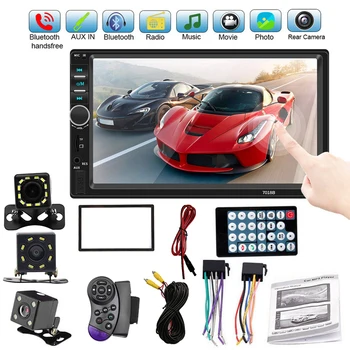 

2 Din Car Multimedia Player Autoradio 1080P 7" Mp5 Multimedia Player Stereo Touch Screen Video Car Radio Audio Bluetooth Player
