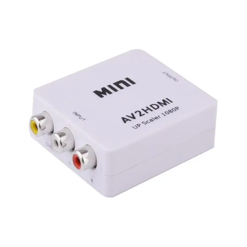Hdmi к Rca Av Cvbs компонентный конвертер Scaler 1080p адаптер кабель коробка для Monito L/r видео Hdmi2av Hd Поддержка Ntsc Pal