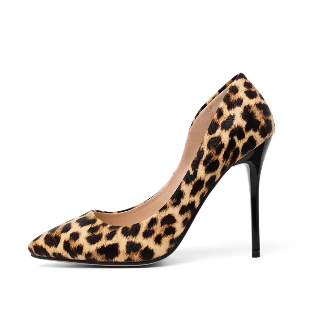

LOVIRS Women Leopard Pointed Toe High Heel Stiletto Pumps Sexy Party Heels Slip On Sexy Pumps For Women