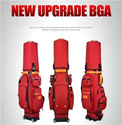 Дорожная сумка для гольфа подставка для дисков Caddy Airbag авиационная сумка для гольфа большой емкости для гольфа посылка для гольфа D0644 - Цвет: Красный
