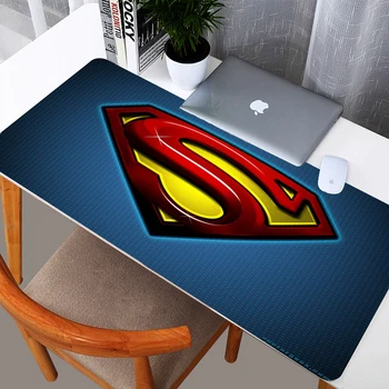 

Superman Logo Keyboard Mat Large Size 400mm*800/900mm Extended Soft Rubber Mousepad Gaming XXL Computer Mat