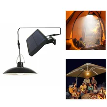 Ретро светодиодный водонепроницаемый подвесной светильник на солнечной энергии уличный светильник для наружного двора сада коридора для наружного кафе с панелью