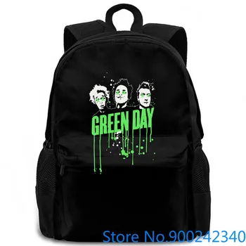 

GREEN DAY "DRIPPING PAINT" BLACK NEW OFFICIAL adult Printing women men backpack laptop travel school adult student
