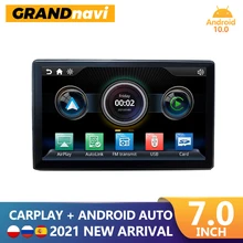 Grnadnavi 7 Inch Touch Screen Auto Draagbare Draadloze Apple Carplay Tablet Android Stereo Multimedia Bluetooth Navigatie