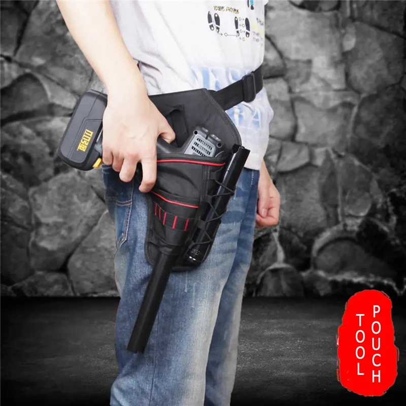 Waist Pockets Cordless Electronic Drill Holster Tool Belt Pouch Adjustable Belt Storage Bag Impact Wrench Tool Bag backpack tool bag