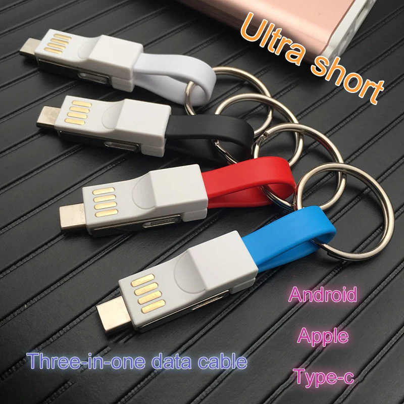 3 в 1 СВЕТОДИОДНЫЙ модуль панели управления Тип usb C 8 Pin кабель для передачи данных для iPhone 11 Pro XR X samsung для huawei 3A мини зарядное устройство для