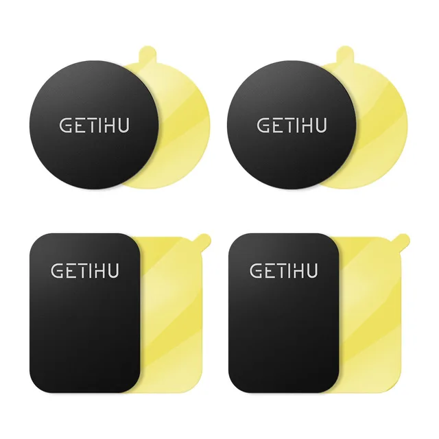 GETIHU, 3 шт./лот, магнитная металлическая пластина-диск для магнита, автомобильный держатель для телефона, железный лист, наклейка для магнитного крепления смартфона, gps подставка - Цвет: 2 pcs