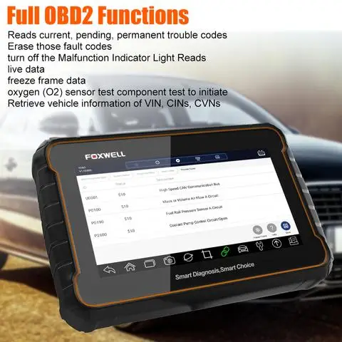 FOXWELL GT60 Plus с OBD адаптером комплект диагностическая платформа андроид планшет полная система сканер