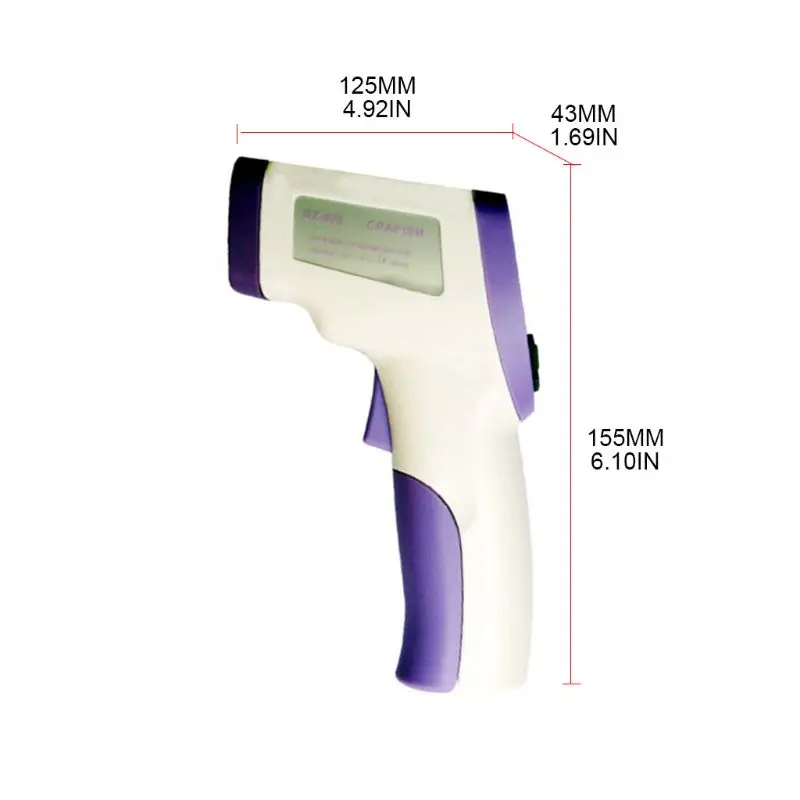 

LCD Digital Non-contact Infrared Thermometer Forehead Body Temperature Meter 95AE