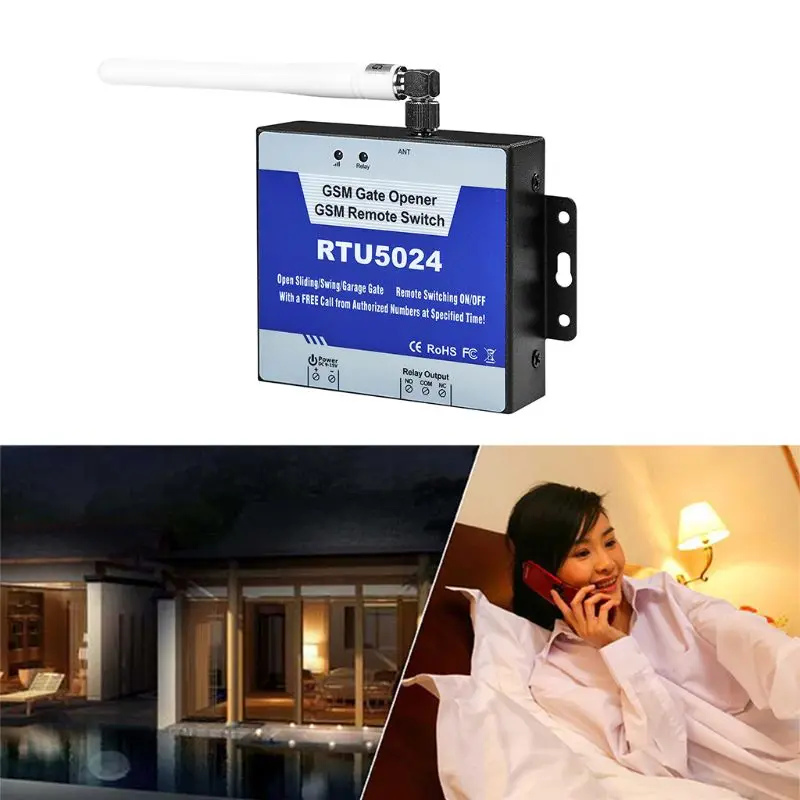 

1Set RTU5024 2/3G GSM Relay SMS Call Remote Controller Gate Opener Switch System