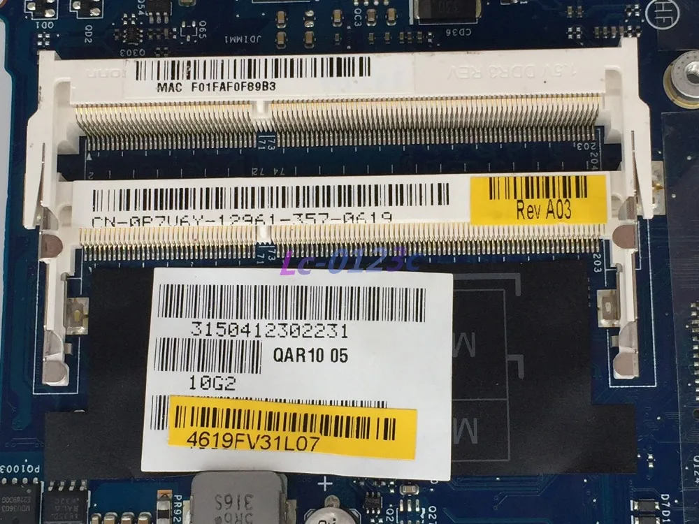 Fulcol для Dell Precision M6700 Материнская плата ноутбука CN-0P7V6Y 0P7V6Y P7V6Y QAR10 LA-7933P DDR3