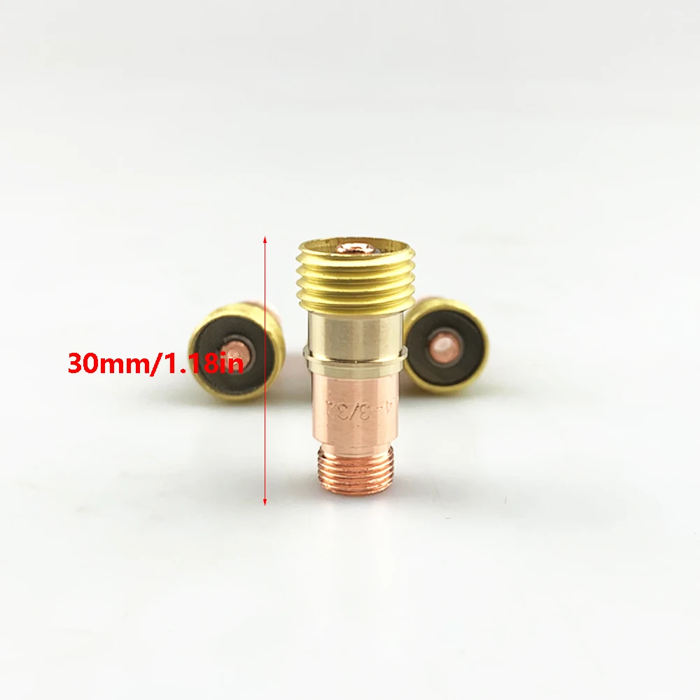 TIG 17GL Collet Body Stubby Gas Lens lenz Connector With Mesh For PTA DB SR WP-17/18/26 Torch Welding Accessories gas torch welding torch