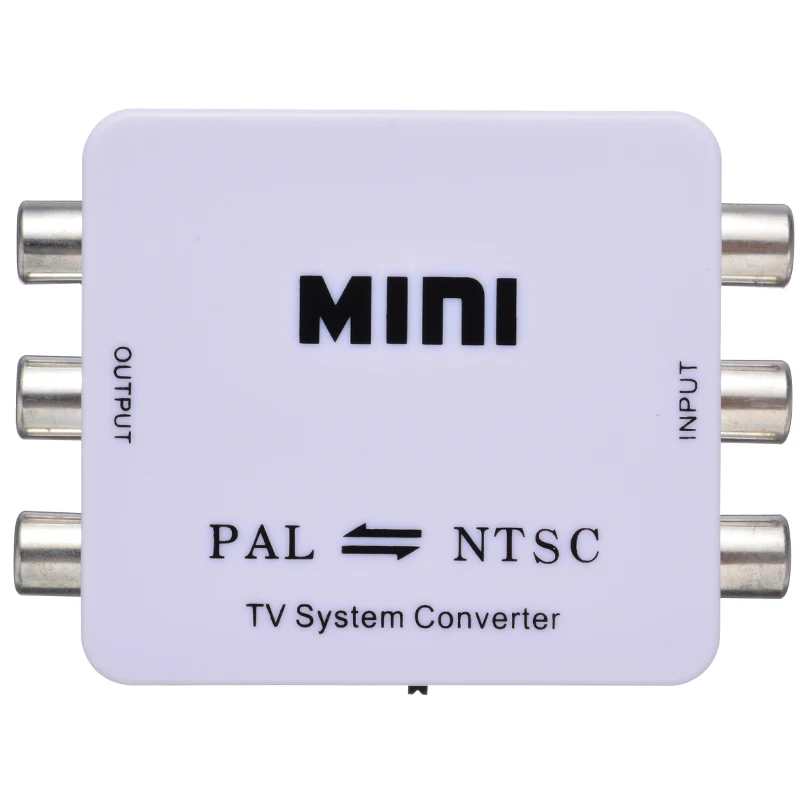 Новое поступление PAL/NTSC/SECAM к PAL/NTSC Мини двунаправленная ТВ система конвертер