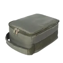 Сумка для рыболовных катушек Двойная застежка-молния для хранения чехол 4-Слои Экономия пространства