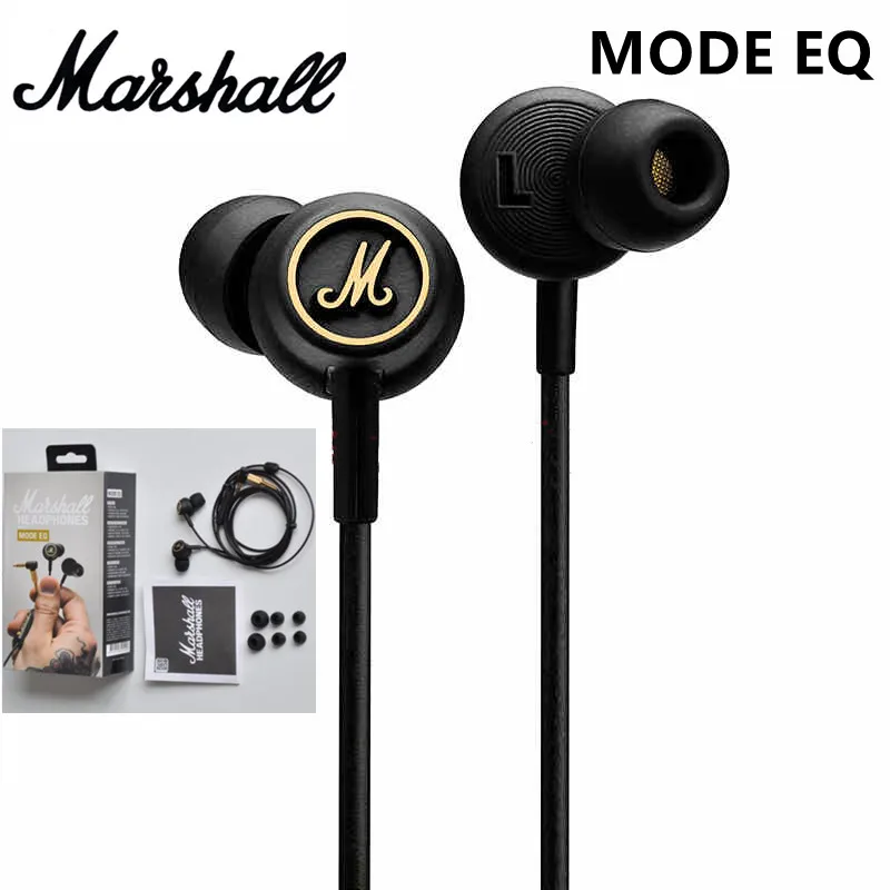 Original Marshall Mode EQ Wired Earphones with 3.5mm Deep Bass Headphone  Sport Gaming Headset HIFI Earbuds for Pop Rock Music|Earphones| - AliExpress