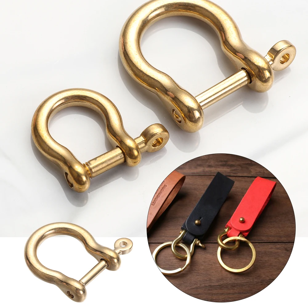 Satisfaction Guaranteed Buckle Shackle Fob Outdoor Keychain Hook Key