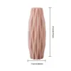 Plastic Dried Vase Nordic Flower Arrangement Container Geometric Style Exquisite Handicrafts Office Cafe Wedding Decoration 6