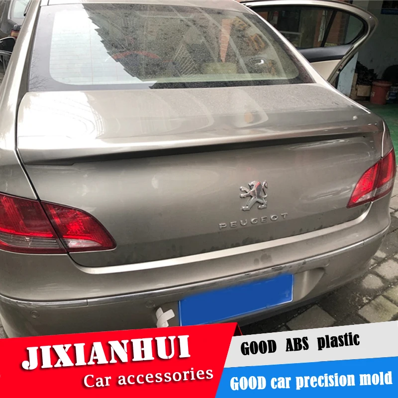 Спойлер для Peugeot 408 2010-2013 спойлер WXK из АБС-пластика цветной задний автомобильного