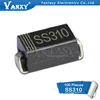 100 шт., выпрямительный диод Шоттки SS310 SMD SR310 3A 100V DO-214AC SMA ► Фото 2/3