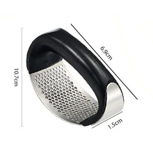 Ручной Чеснок Пресс рокер с ручкой из нержавеющей стали чеснокодавилка пресс-шинковка мясо многофункциональный измельчитель кухонный гаджет Горячая