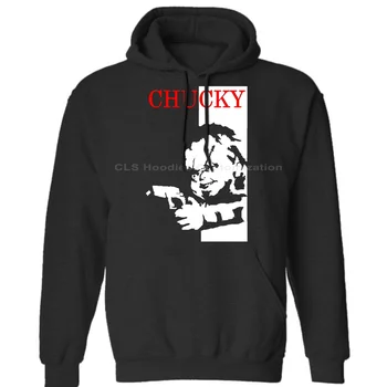 

CHILD'S PLAY - CHUCKY "Scarface"Unisex Mens Womens Winter Hoodies Sweatshirts Free Shipping